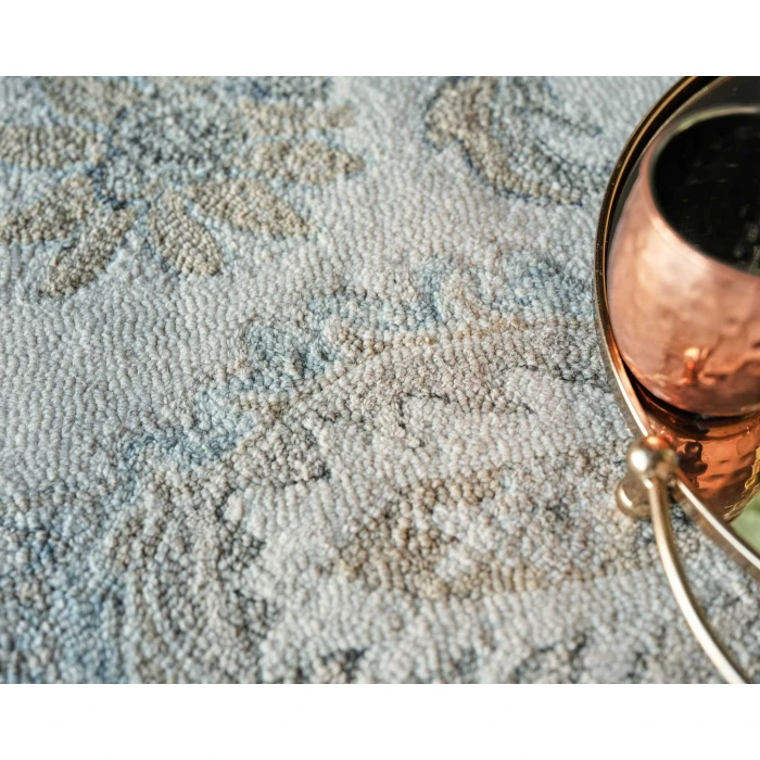 Exquisite Rugs Marietta Oushak Ivory/Light Blue 687810X14 10ft.X14ft. Rect. Rug
