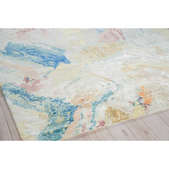 Exquisite Rugs Floor Art Silver/Blush 688010X14 10ft.X14ft. Rect. Rug