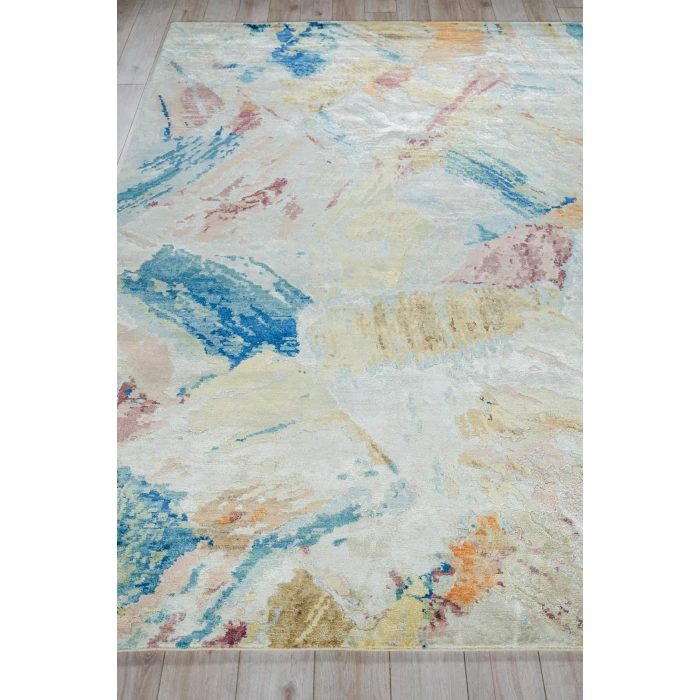 Exquisite Rugs Floor Art Silver/Blush 688010X14 10ft.X14ft. Rect. Rug
