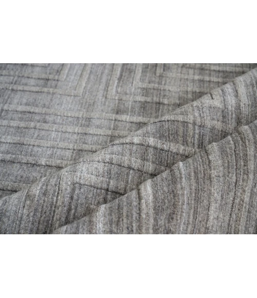 Exquisite Rugs Lotus Gray/Silver 69578X10 8ft.X10ft. Rect. Rug