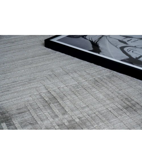 Exquisite Rugs Lotus Gray/Silver 69578X10 8ft.X10ft. Rect. Rug