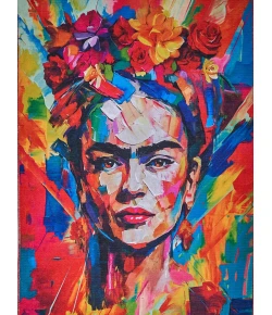 Exquisite Rugs Frida Red/Multi 69655X7 5ft.X7ft. Rect. Rug