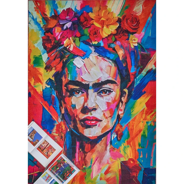 Exquisite Rugs Frida Red/Multi 69658X10 8ft.X10ft. Rect. Rug