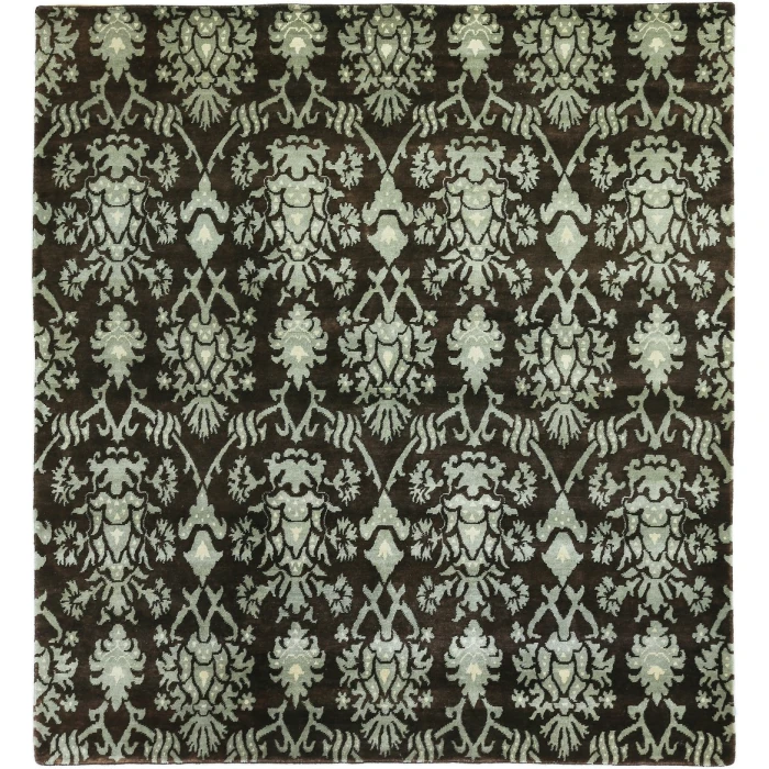 Exquisite Rugs Metro Brown/Light Blue 70349X10 9ft.X10ft. Rect. Rug