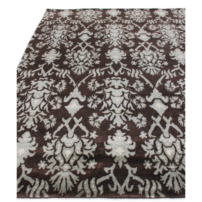 Exquisite Rugs Metro Brown/Light Blue 70349X10 9ft.X10ft. Rect. Rug