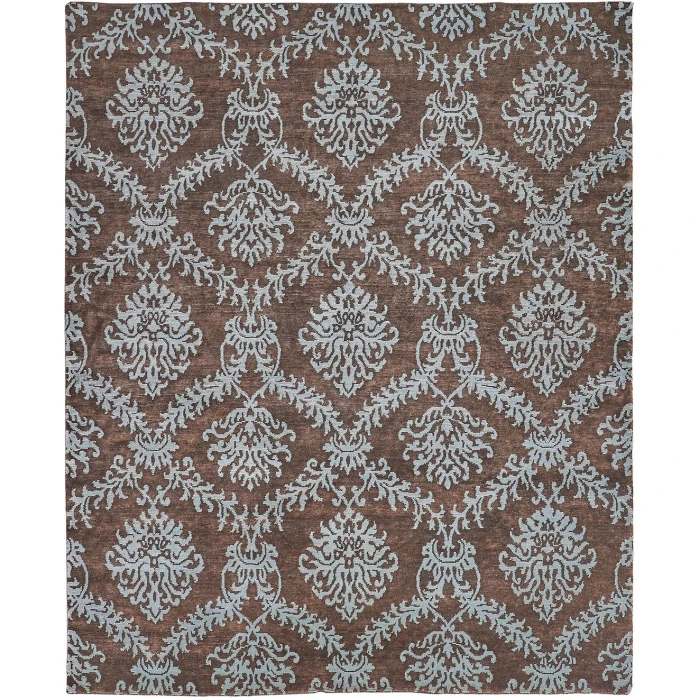 Exquisite Rugs Metro Brown/Light Blue 70388X10 8ft.X10ft. Rect. Rug