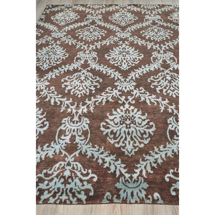 Exquisite Rugs Metro Brown/Light Blue 70388X10 8ft.X10ft. Rect. Rug