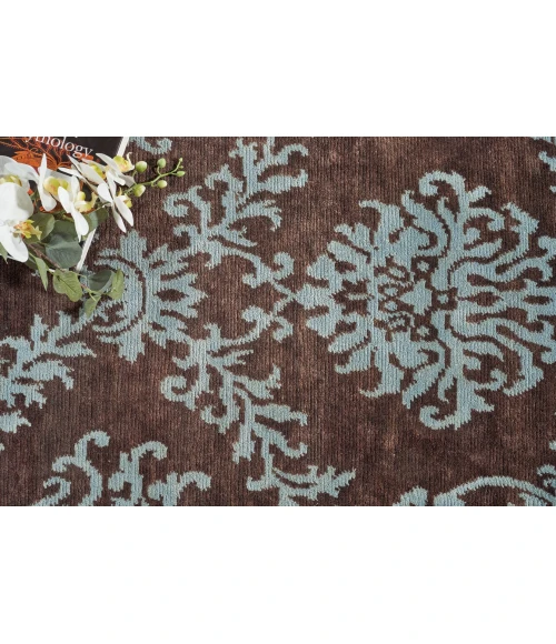 Exquisite Rugs Metro Brown/Light Blue 703812X15 12ft.X15ft. Rect. Rug