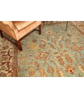 Exquisite Rugs Antique Weave Serapi Light Blue/Ivory 70446X9 6ft.X9ft. Rect. Rug