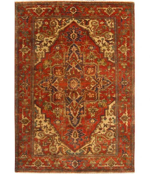 Exquisite Rugs Antique Weave Serapi Rust/Ivory 704512X15 12ft.X15ft. Rect. Rug