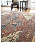 Exquisite Rugs Antique Weave Serapi Rust/Ivory 704512X15 12ft.X15ft. Rect. Rug