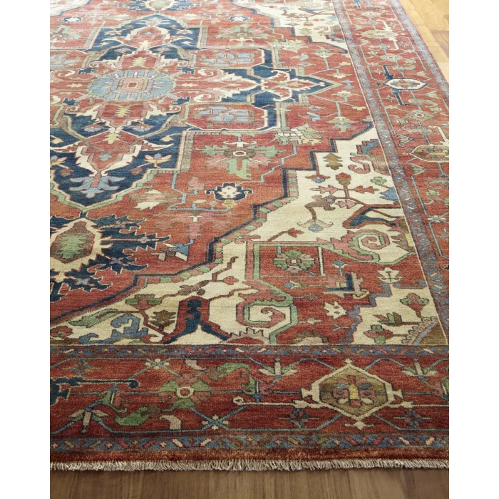 Exquisite Rugs Antique Weave Serapi Rust/Ivory 70459X12 9ft.X12ft. Rect. Rug