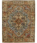 Exquisite Rugs Antique Weave Serapi Light Blue/Ivory 70511X16 1ft.X1ft.6in. Rect. Rug