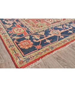 Exquisite Rugs Antique Weave Serapi Red/Blue 70539X12 9ft.X12ft. Rect. Rug