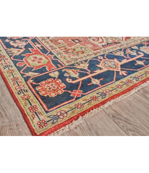 Exquisite Rugs Antique Weave Serapi Red/Blue 70539X12 9ft.X12ft. Rect. Rug
