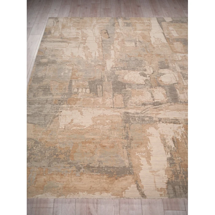 Exquisite Rugs Infinity Silver/Beige 713010X14 10ft.X14ft. Rect. Rug