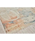 Exquisite Rugs Infinity Ivory/Blue/Terracotta 71329X12 9ft.X12ft. Rect. Rug