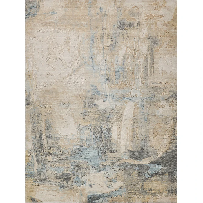 Exquisite Rugs Infinity Ivory/Blue/Terracotta 71344X6 4ft.X6ft. Rect. Rug