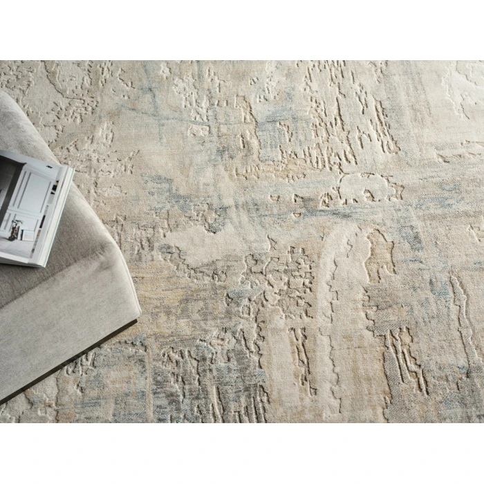 Exquisite Rugs Infinity Ivory/Blue/Terracotta 71344X6 4ft.X6ft. Rect. Rug