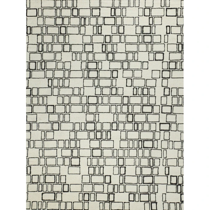 Exquisite Rugs Soho Ivory/Black 713512X15 12ft.X15ft. Rect. Rug