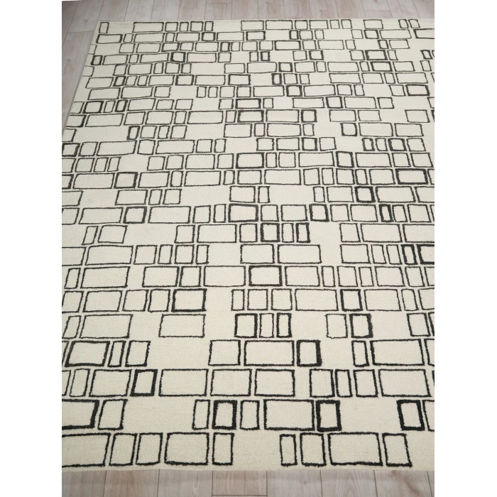 Exquisite Rugs Soho Ivory/Black 713512X15 12ft.X15ft. Rect. Rug