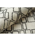 Exquisite Rugs Soho Ivory/Black 71351X16 1ft.X1ft.6in. Rect. Rug
