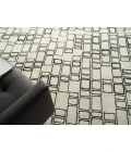 Exquisite Rugs Soho Ivory/Black 71351X16 1ft.X1ft.6in. Rect. Rug