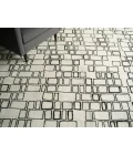 Exquisite Rugs Soho Ivory/Black 71351X16 1ft.X1ft.6in. Rect. Rug