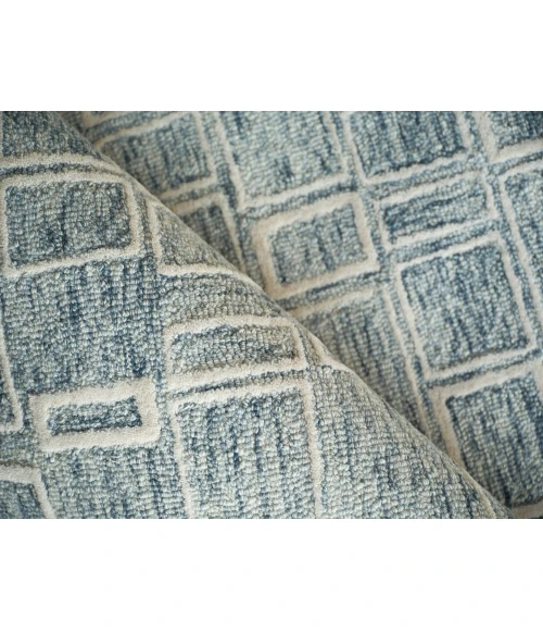 Exquisite Rugs Soho Blue/Ivory 71379X12 9ft.X12ft. Rect. Rug