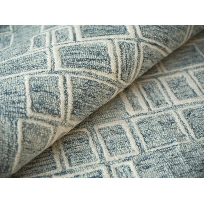Exquisite Rugs Soho Blue/Ivory 71374X6 4ft.X6ft. Rect. Rug