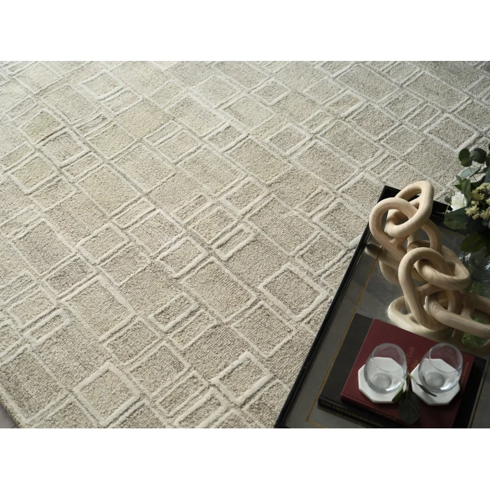 Exquisite Rugs Soho Natural Beige/Ivory 71398X10 8ft.X10ft. Rect. Rug