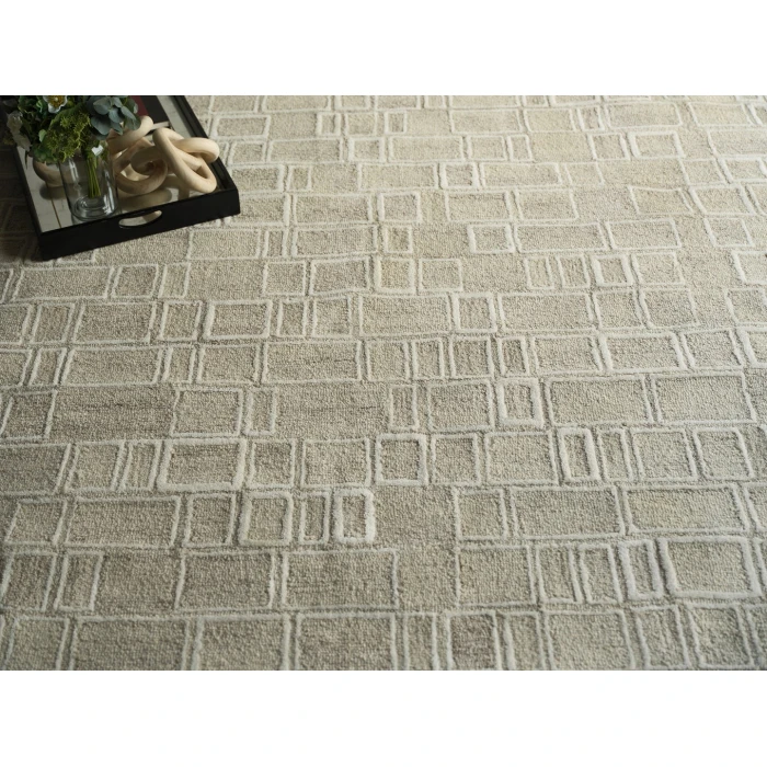Exquisite Rugs Soho Natural Beige/Ivory 71398X10 8ft.X10ft. Rect. Rug