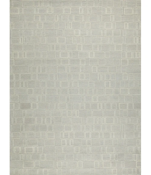 Exquisite Rugs Soho Silver/Ivory 71401X16 1ft.X1ft.6in. Rect. Rug