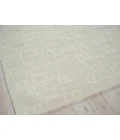Exquisite Rugs Soho Silver/Ivory 71401X16 1ft.X1ft.6in. Rect. Rug