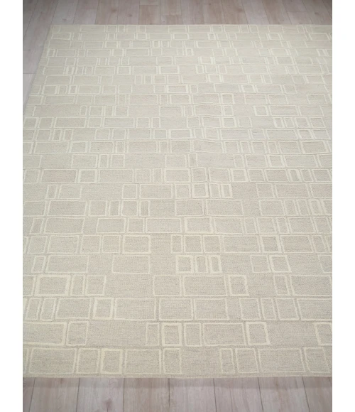 Exquisite Rugs Soho Silver/Ivory 71401X16 1ft.X1ft.6in. Rect. Rug