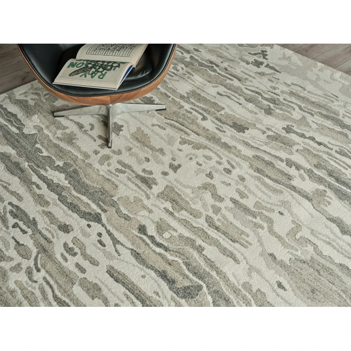 Exquisite Rugs Cortero Gray/Ivory 71569X12 9ft.X12ft. Rect. Rug