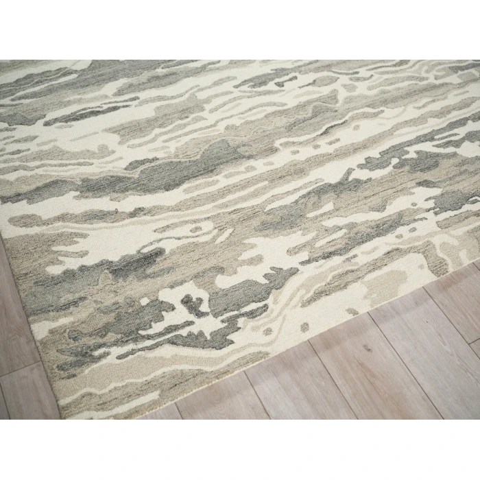 Exquisite Rugs Cortero Gray/Ivory 71569X12 9ft.X12ft. Rect. Rug