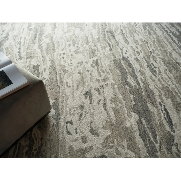 Exquisite Rugs Cortero Gray/Ivory 71569X12 9ft.X12ft. Rect. Rug
