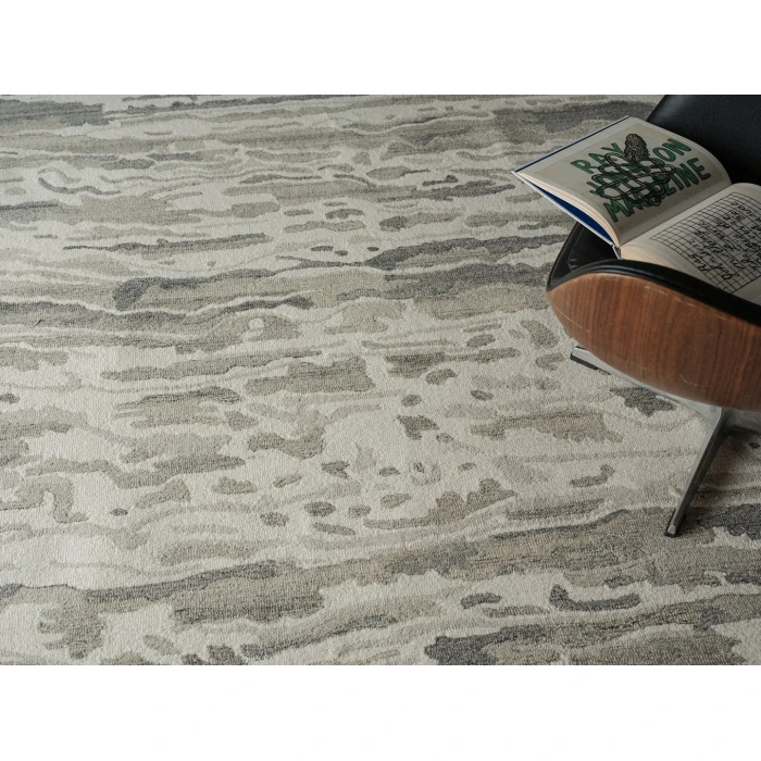 Exquisite Rugs Cortero Gray/Ivory 71569X12 9ft.X12ft. Rect. Rug