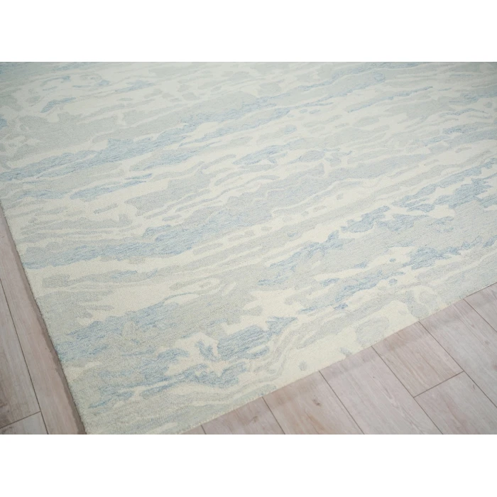 Exquisite Rugs Cortero Light Blue/Ivory 71571X16 1ft.X1ft.6in. Rect. Rug