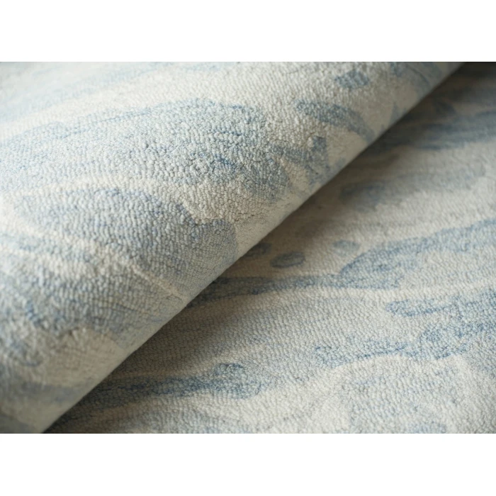 Exquisite Rugs Cortero Light Blue/Ivory 71571X16 1ft.X1ft.6in. Rect. Rug
