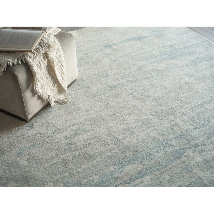 Exquisite Rugs Cortero Light Blue/Ivory 71571X16 1ft.X1ft.6in. Rect. Rug