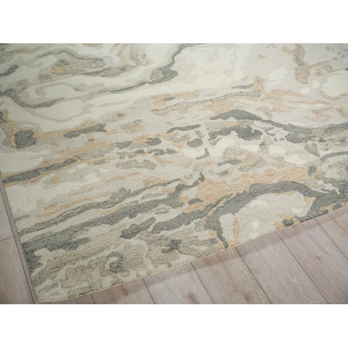 Exquisite Rugs Cortero Gray/Ivory 71618X10 8ft.X10ft. Rect. Rug