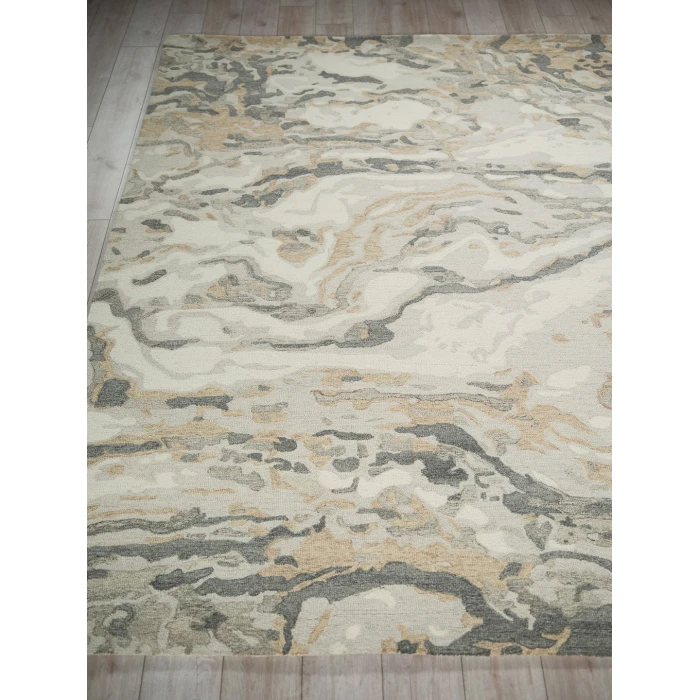 Exquisite Rugs Cortero Gray/Ivory 71618X10 8ft.X10ft. Rect. Rug