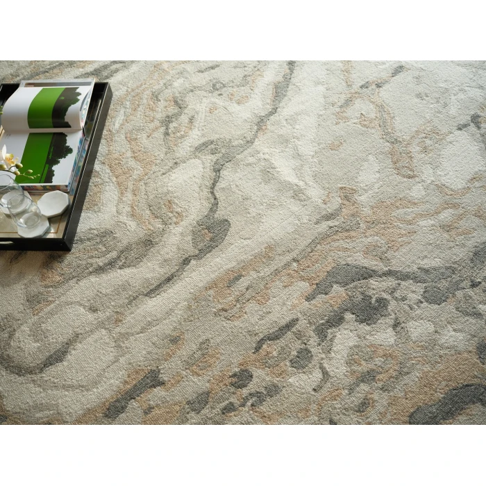 Exquisite Rugs Cortero Gray/Ivory 71618X10 8ft.X10ft. Rect. Rug