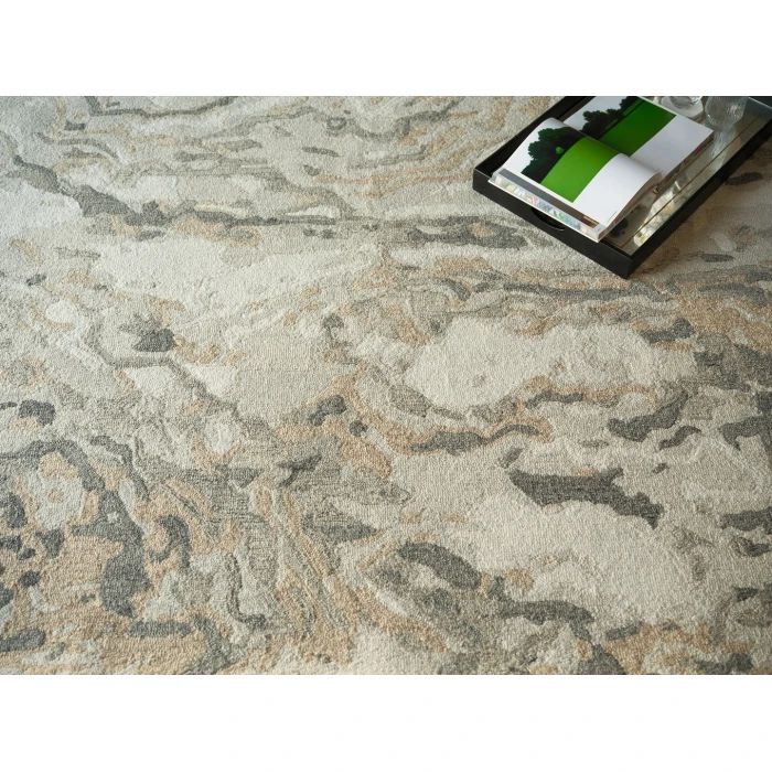 Exquisite Rugs Cortero Gray/Ivory 71618X10 8ft.X10ft. Rect. Rug