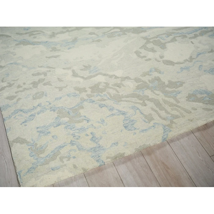 Exquisite Rugs Cortero Light Blue/Ivory 71621X16 1ft.X1ft.6in. Rect. Rug