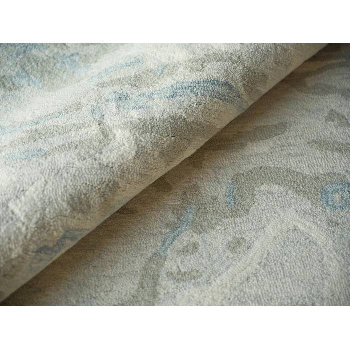 Exquisite Rugs Cortero Light Blue/Ivory 71621X16 1ft.X1ft.6in. Rect. Rug