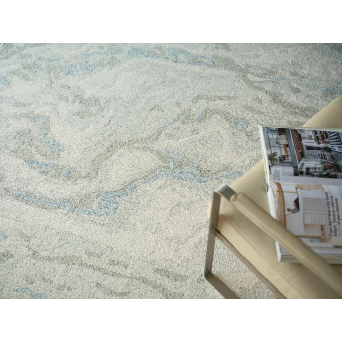 Exquisite Rugs Cortero Light Blue/Ivory 71621X16 1ft.X1ft.6in. Rect. Rug