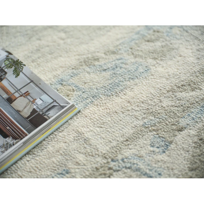 Exquisite Rugs Cortero Light Blue/Ivory 71621X16 1ft.X1ft.6in. Rect. Rug